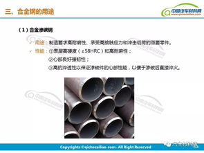 汽车材料及工艺技术体系金属材料篇 之 合金钢